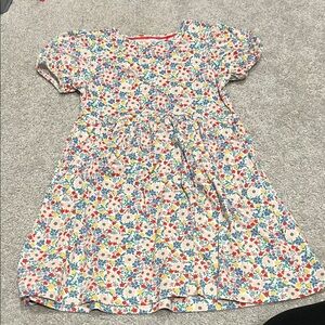 Mini Boden Floral Puff Sleeve Cotton Dress (7/8)